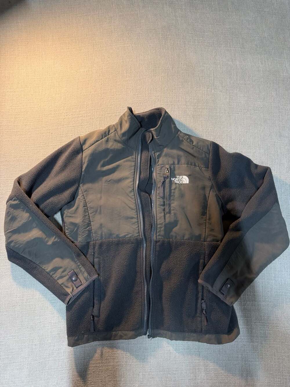 The North Face Denali Polartec Fleece Full-Zip Jacket Men's Size Small Charcoal